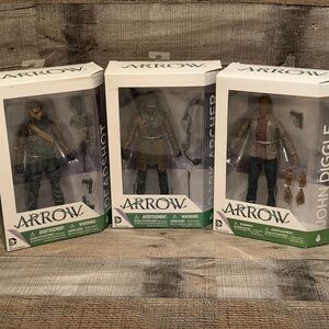 DC Collectibles- Arrow set of 3. Deadshot, Dark Archer & John Diggle. #DCcomics